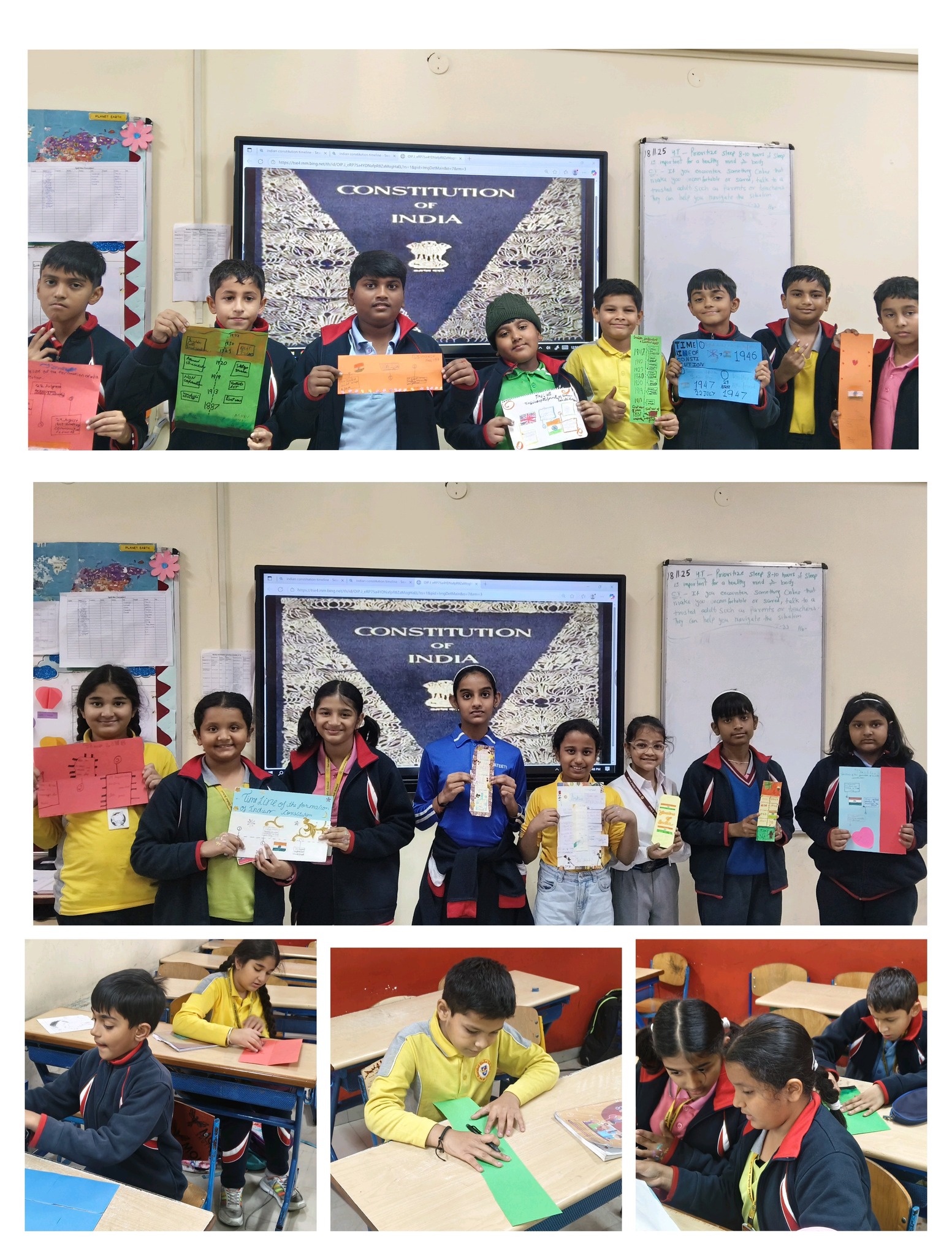 Grade 4 Explores India’s History With Creative Timeline Activity!