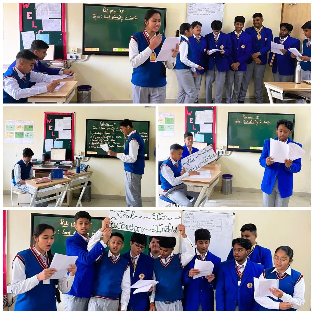 Class IX Explores Food Security Through Role Play!