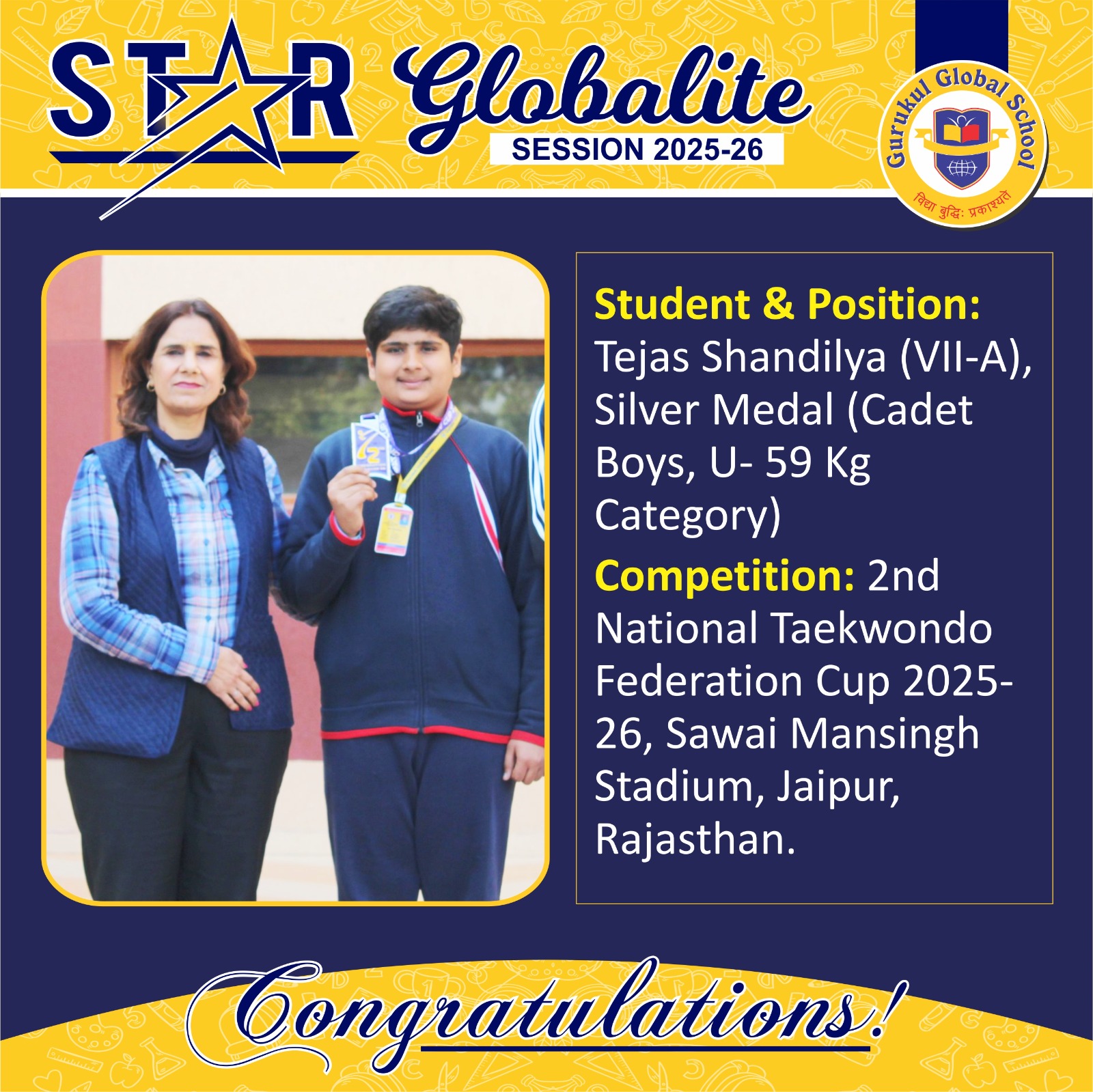 Tejas Shandilya Wins Silver At Federation Cup 2026