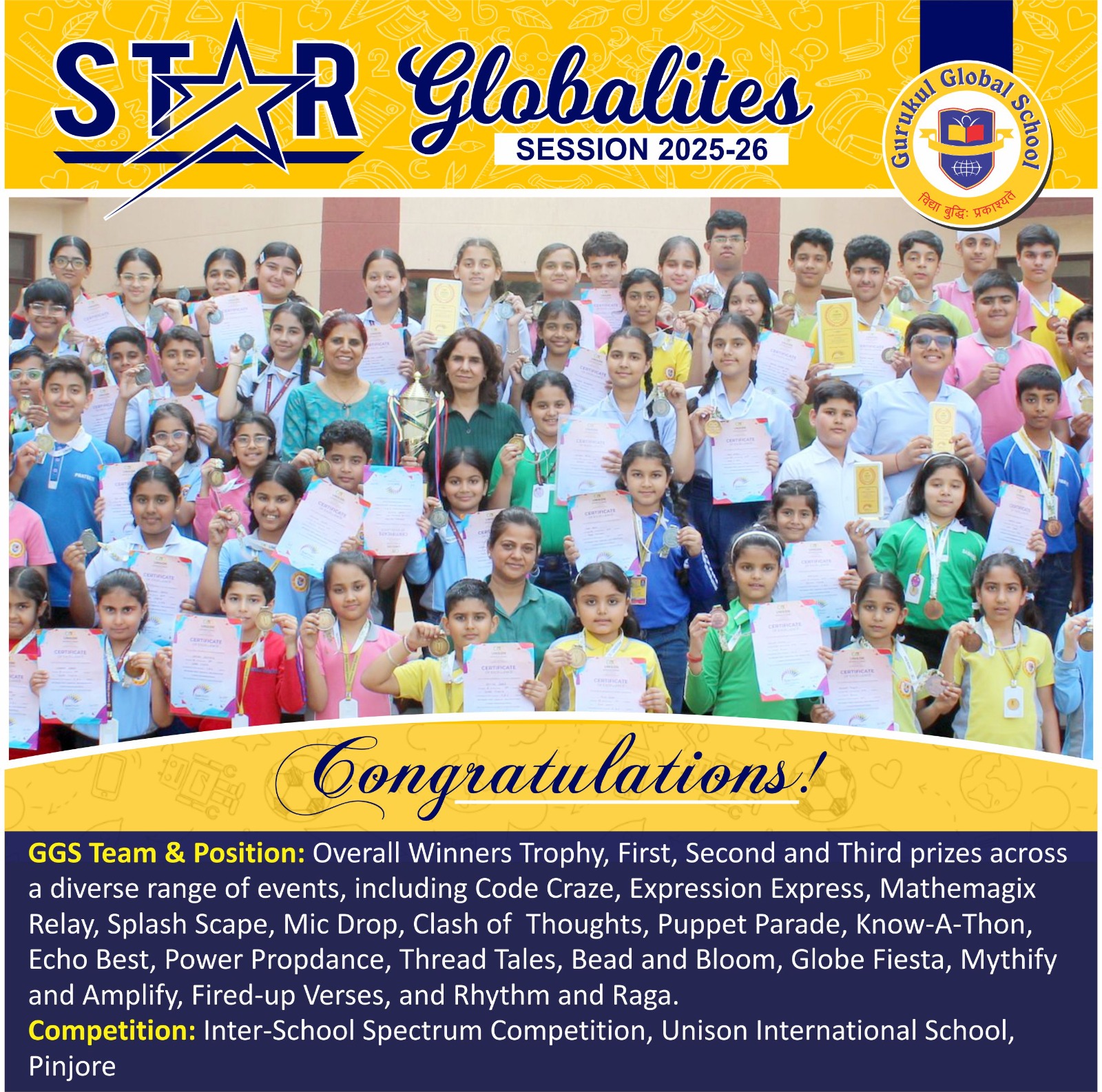 Inter-School Spectrum Win